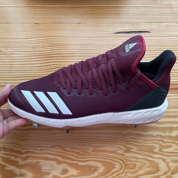 NEW Adidas | Icon 4 Burgundy Baseball Cleats 9.5 - Picture 7 of 7